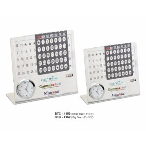 Perpetual Calendar With Month & Clock