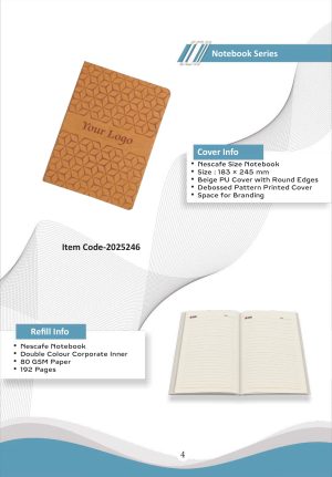 Z-2025246 PU Notebook