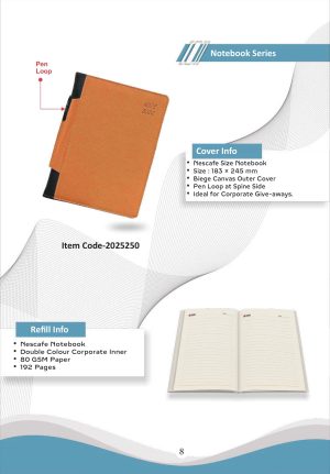 Z-2025250 PU Notebook