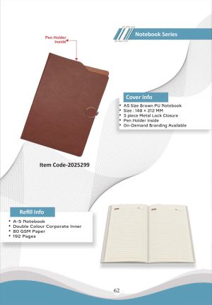 Z-2025299 A5 PU Notebook
