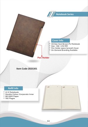 Z-2025301 A5 PU Notebook