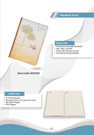 Z-2025302 A5 Eco Friendly Notebook