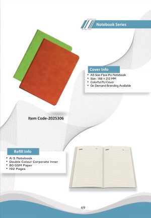 Z-2025306 A5 PU Notebook
