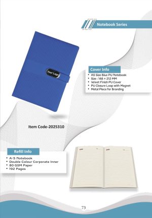 Z-2025310 A5 PU Notebook