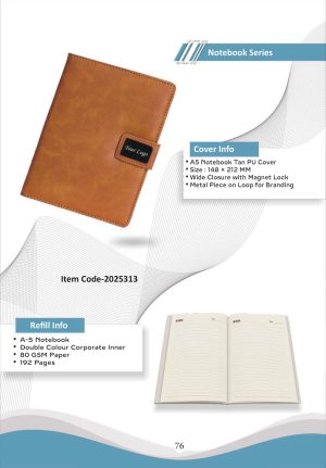 Z-2025313 A5 PU Notebook