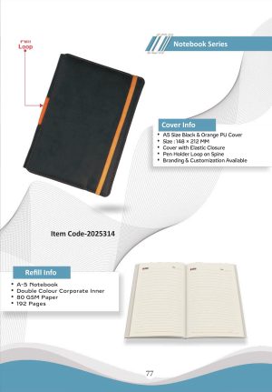 Z-2025314 A5 PU Notebook