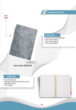 Z-2025335 B6 PU Flexi Notebook