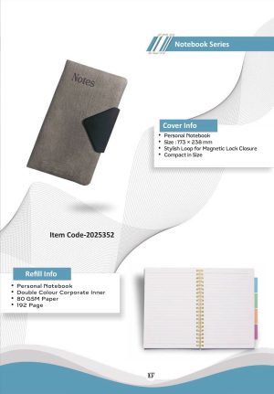 Z-2025352 Personal Notebook