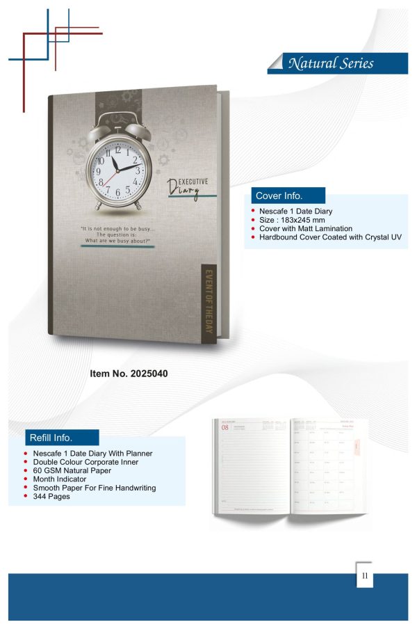 JN-2025040  Executive Diary