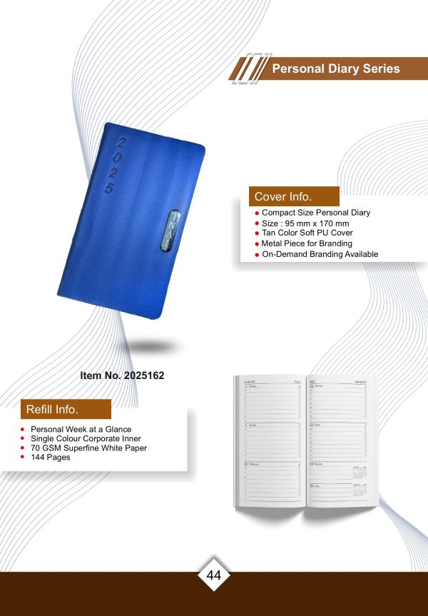 JN-2025162  Compact Personal Diary