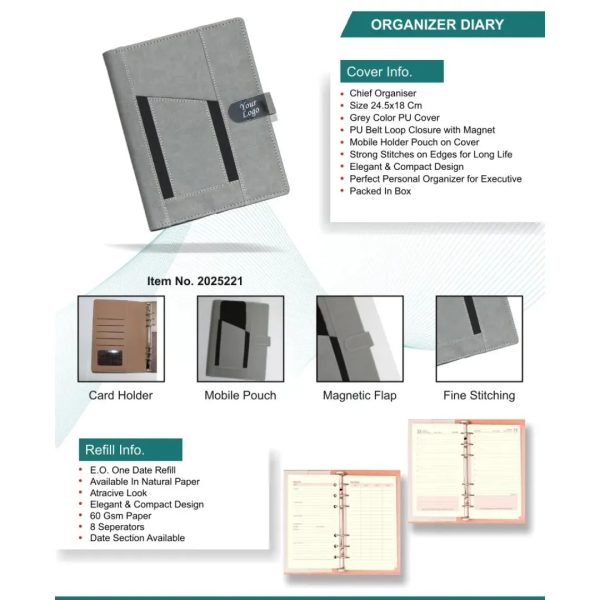 JN-2025221 Office Organizer Diary