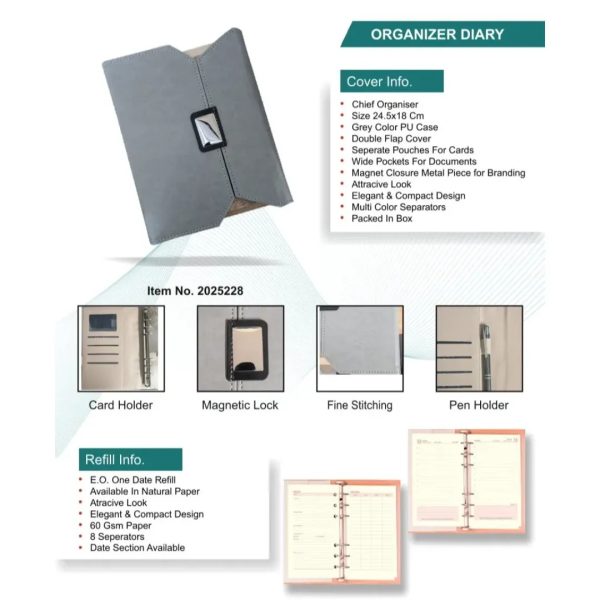 JN-2025228 Office Organizer Diary