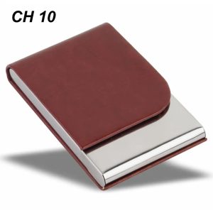 Vertical Brown Visiting Card Holder