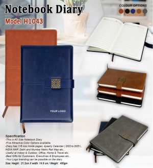H1043 A5 Size Office Notebook Diary