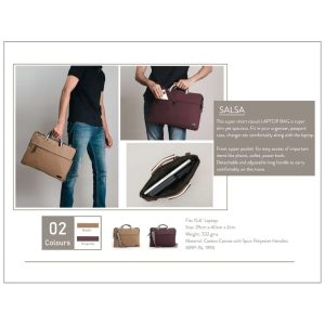 OB-Salsa Laptop Bag - Canvas with Spun Polyster