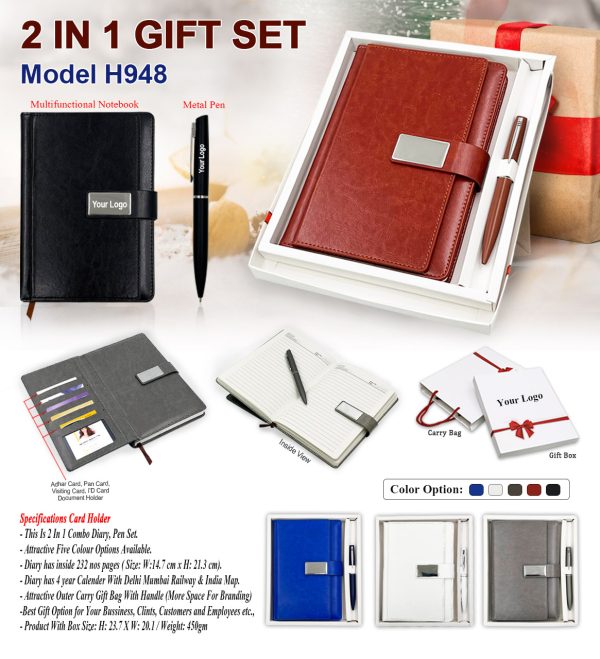 H948 Notebook & Pen Set