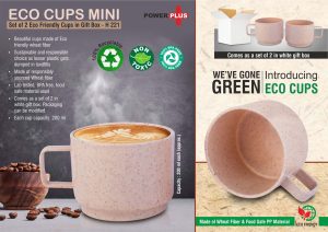 PP-H221 Set of 2 eco friendly Cups