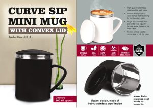 H312 CurveSip Mini Steel Mug