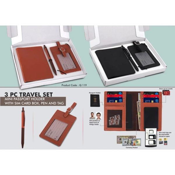 PP-Q119 3 Pcs. Travel Set