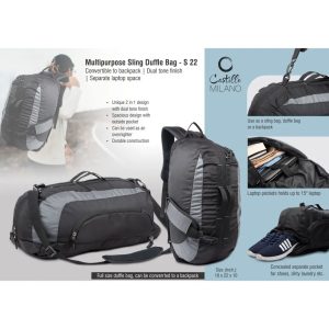 PP-S22 Multipurpose Sling Duffle Bag
