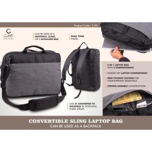 PP-S39 Convertible Sling Laptop Bag