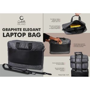 PP-S49 Graphite Elegant Laptop Bag