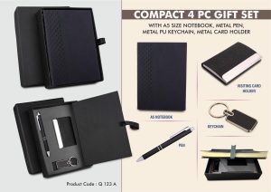 4-in-1 Compact Black Gift Set - Q123A