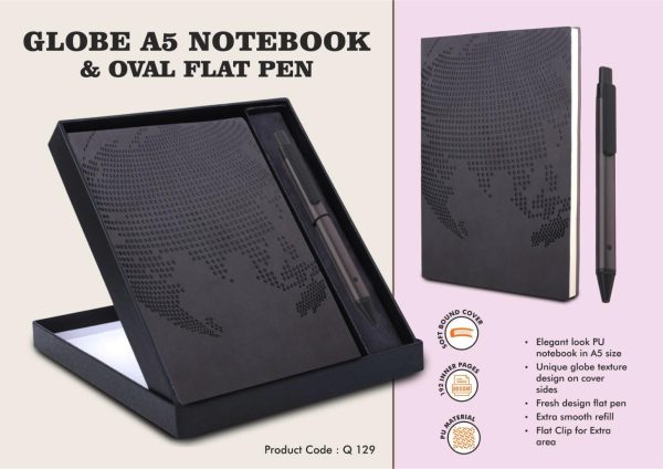 Q129 Globe Notebook Gift Set