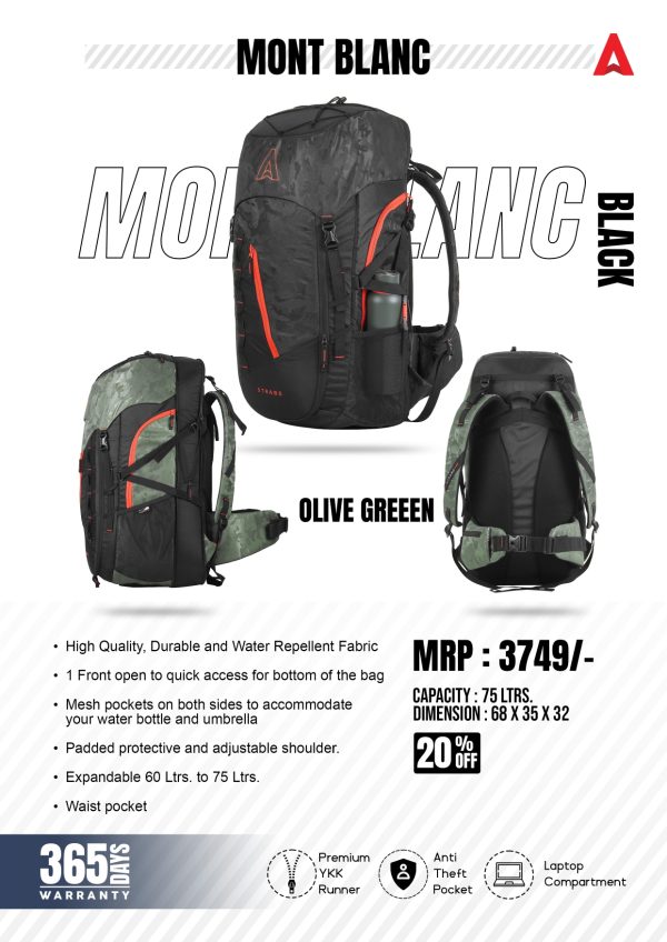 Z-BO-Mount Blanc Trekking Backpack