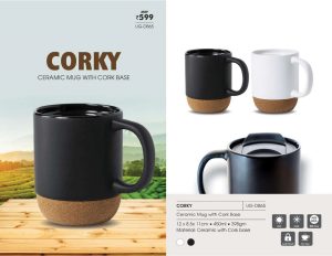 UG-DB65 UG-DB65 Cork Ceramic Mug