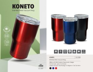 UG-DB87 Koneto SS Vacuum Mug (380ml)