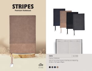 UG-ON68 Note Books (Soft Bound) - Stripe