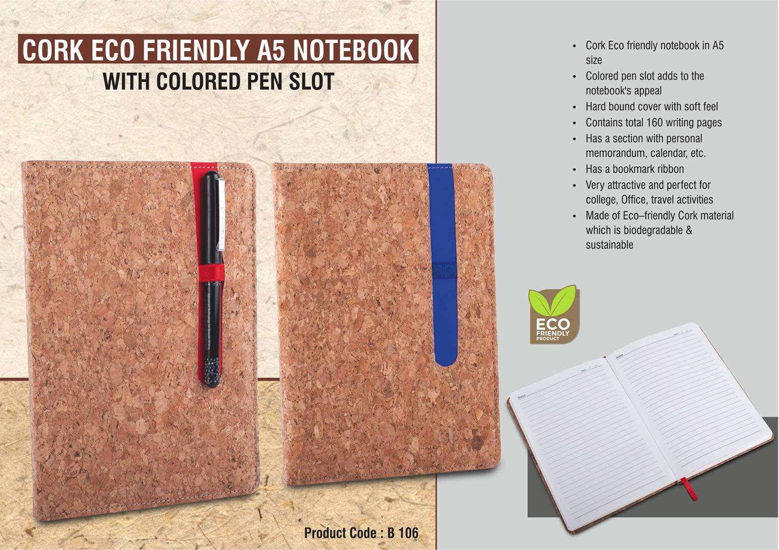 B106 A5 Size Notebook