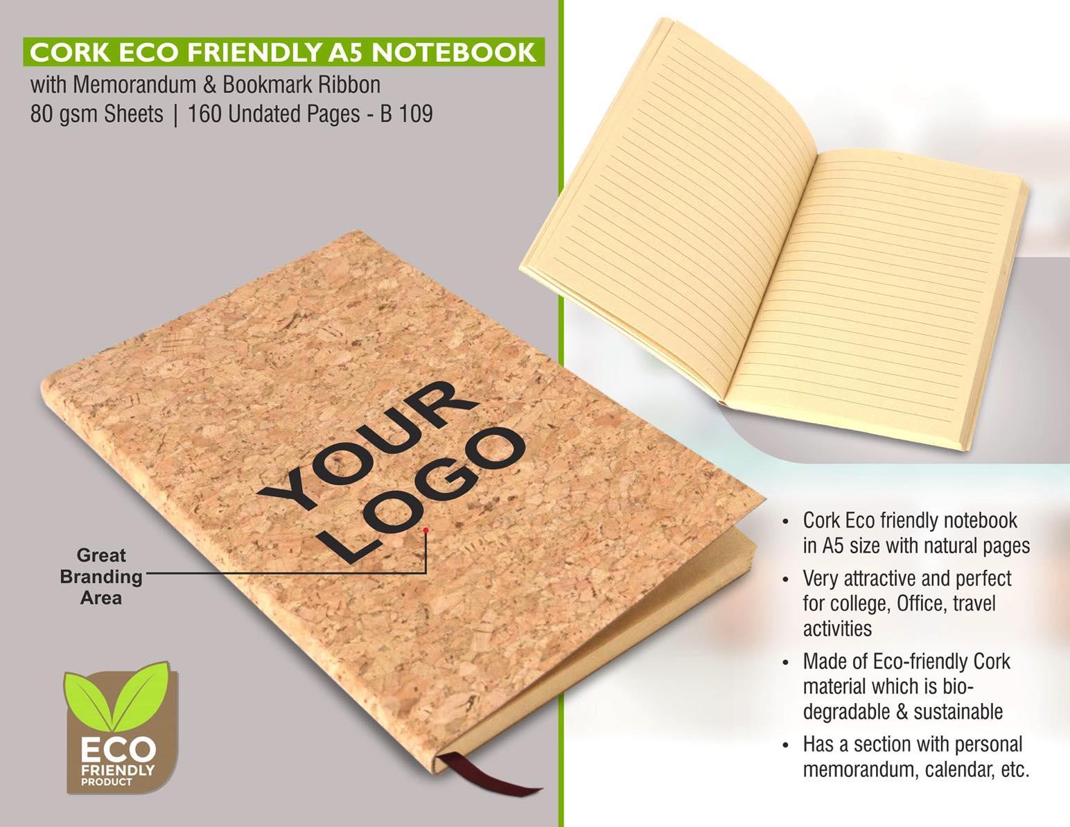 B109 A5 Size Notebook
