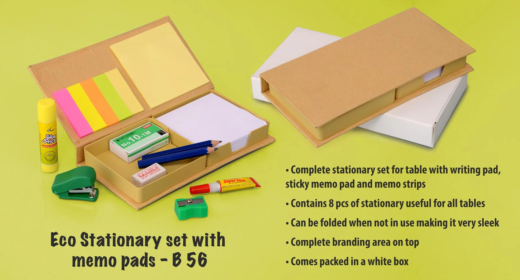 B56 ? Eco Stationary set with memo pads