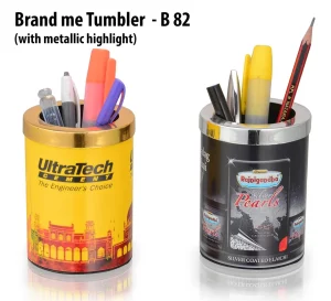 B82 ? Brand me Tumbler with metallic highlight (Branding included) (MOQ: 200)