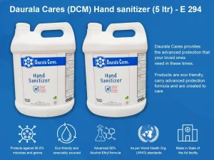 E294 ? Daurala Cares (DCM) Hand sanitizer (5 ltr)