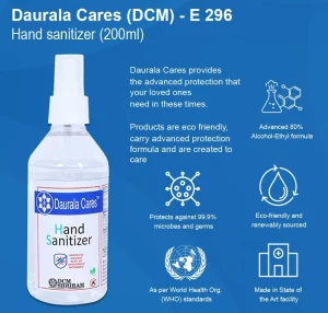 E296 ? DCM Hand sanitizer in spray bottle (200 ml)