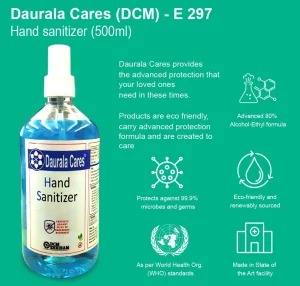 E297 ? DCM Hand sanitizer in spray bottle (500 ml)