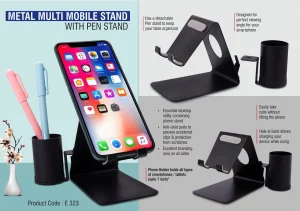 E323 ? Metal mobile stand with Detachable Tumbler