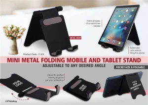 E325 ? Mini folding mobile and tablet stand | Adjustable to any desired angle