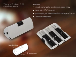G09 ? Triangle toolkit (6 pc hydraulic screwdriver set)
