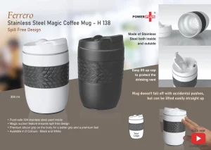 PP-H138  Ferrero Stainless Steel Magic Coffee Mug