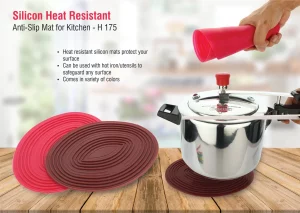 H175  Silicon Heat Resistant Anti-Slip Mat for Kitchen