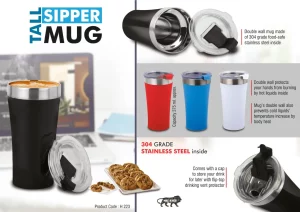 PP-H223  Tall Sipper Mug