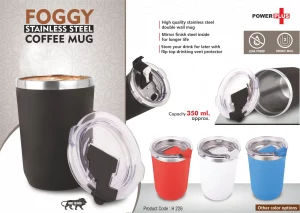 PP-H226  Foggy: Stainless Steel coffee Mug