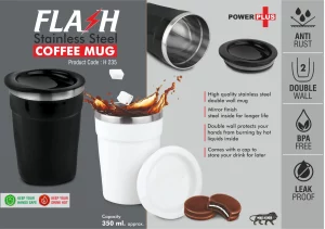 PP-H235  Flash: Stainless Steel Coffee Mug
