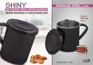 PP-H237  Shiny SS Coffee Mug
