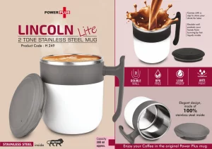 PP-H249  Lincoln : 2 Tone Stainless steel Mug