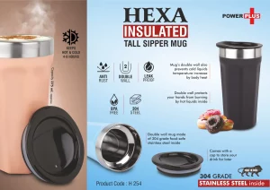 PP-H254  Hexa Insulated : Tall Sipper Mug